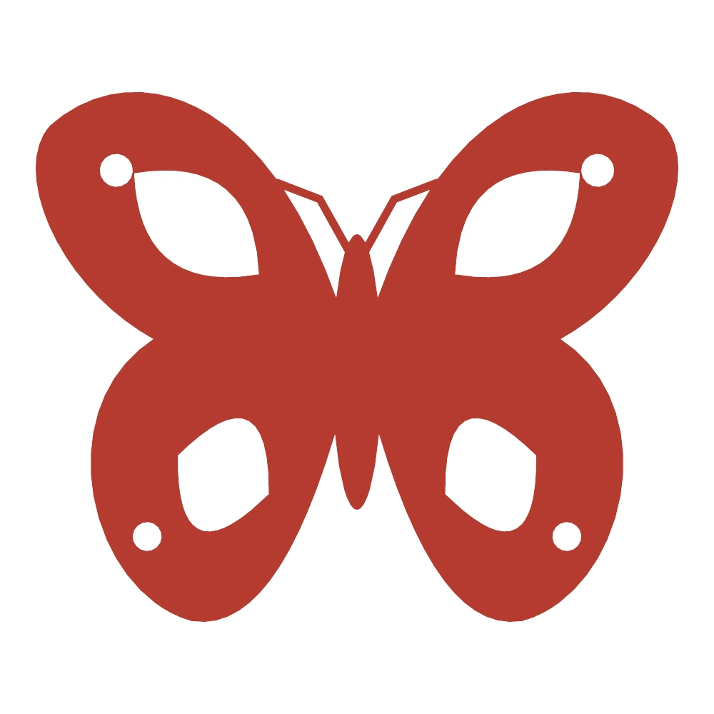 Butterfly Wishes paper-cut design